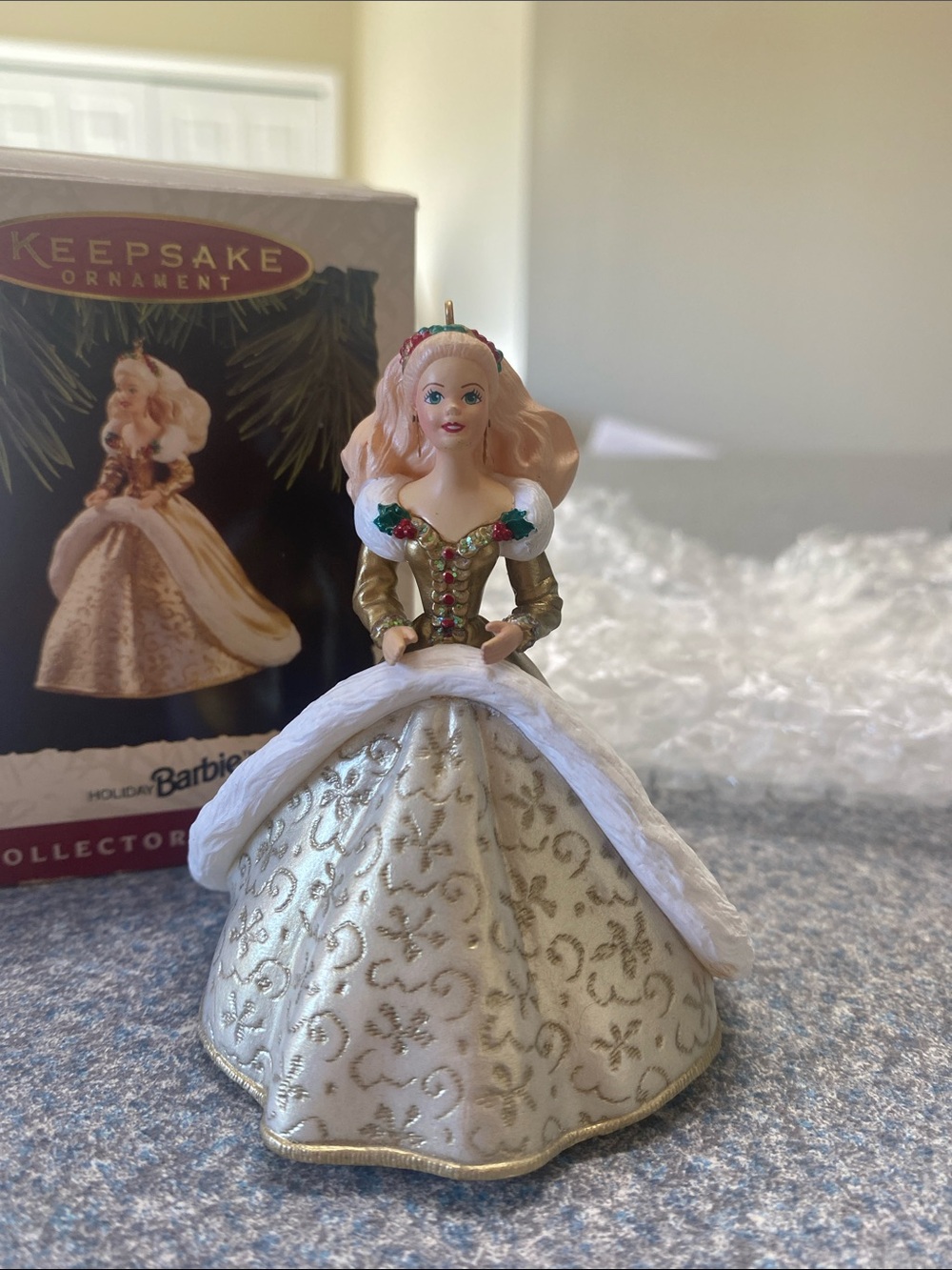 Hallmark 1994 Keepsake Ornament Holiday Gown Barbie Collector’s Series